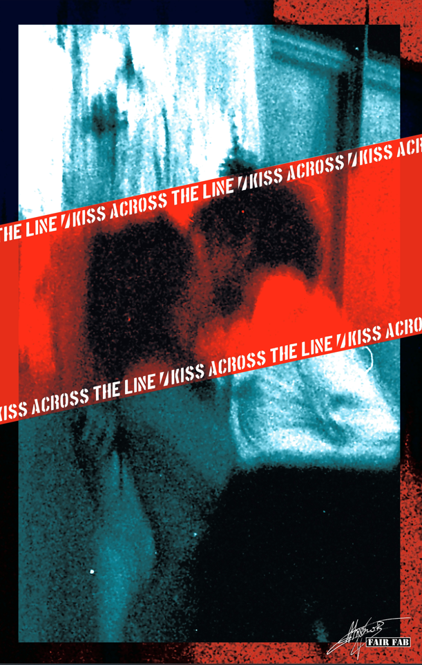 Kiss across the line