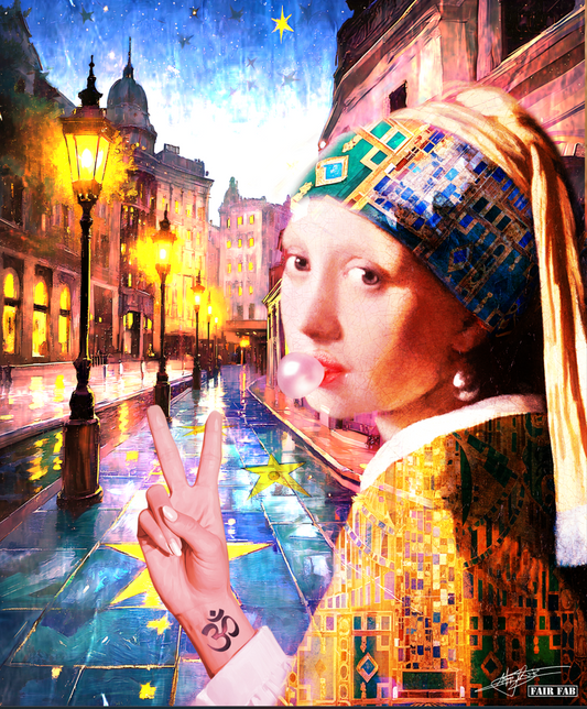 Urban Muse: Girl with a Bubblegum