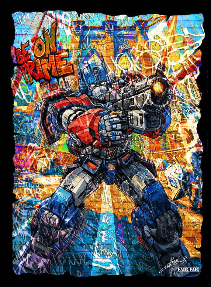Optimus prime in Brooklyn